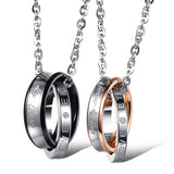 couple-necklace-women-stainless-steel-chain-pendant-black-gold-jewelry