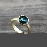 Antique Gold Anniverssary Ring Engagement For Women Jewelry