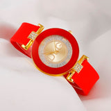 Trendy Silicone Matte Wristwatch Women's Watche Quartz Ladies