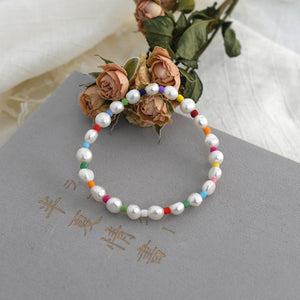 Natural freshwater pearl bracelet handmade Wedding Women Jewlery