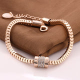 Vintage Rhinestone Bracelet Women's Rose Gold High quality Jewelry