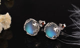 Romatic Moonlight Stud Earrings for Women 925 Silver Jewelry