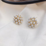 Unique Pineapple Pearl Earrings Women's Jewelry