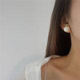 Unique Retro Pearl Stud Earrings for Women Party Wedding Jewelry