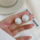 Unique Retro Pearl Stud Earrings for Women Party Wedding Jewelry