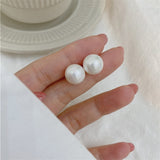 Unique Retro Pearl Stud Earrings for Women Party Wedding Jewelry