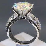 Unique Wedding Zircon Ring For Women Crystal Engagement Jewelry