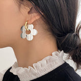 Personality Flower Earrings For Women Wedding Jewelry