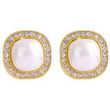 Unique Retro Pearl Stud Earrings for Women Party Wedding Jewelry