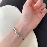 Simple Fashion Bracelet Woman 925 Silver Party Wedding Jewelry