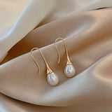 Natural Gemstone Hook Dangle Earrings for Women Wedding Jewelry