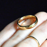 18K Yellow Gold Engagement Ring Women Wedding Jewelry