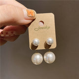 Luxury Baroque Pearl Earrings Wedding Anniverssary Jewelry For Women