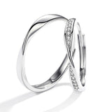 Romantic Heart  Engagement Ring Women Couple Jewelry