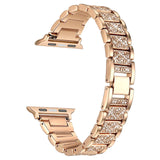 Women Strap IWatch for Apple Watch Band SE 6 7 Diamond Shining