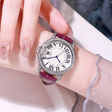 Luxury Diamond Watche Wrist Watche Leather Strap For Women Gift Jewelry