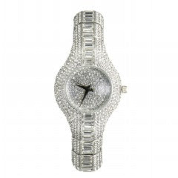 Luxury Rhinestone Watch 18K Gold Women Wedding Jewelry