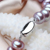 Natural Freshwater Pearl Bracelet 925 Silver For Women Anniverssary Jewelry