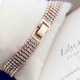 Rhinestone Crystal Multi-Layer Tassel Bracelet Female Bohemia Princess Jewelry