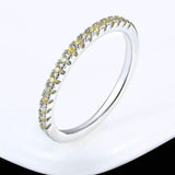 Luxurious Engagement Zircon Ring 18K Rose Gold For Women Jewelry