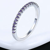 Luxurious Engagement Zircon Ring 18K Rose Gold For Women Jewelry