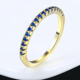 Luxurious Engagement Zircon Ring 18K Rose Gold For Women Jewelry