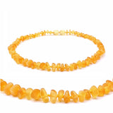 Natural Amber Beads Necklace Genuine Baltic Amber Stone Baby Necklace Gift