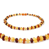 Natural Amber Beads Necklace Genuine Baltic Amber Stone Baby Necklace Gift
