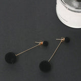 Trendy Ball Stud Earrings For Women Gold Wedding Jewelry