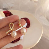 Trendy Pearl Drop Earrings For Women Wedding Jewelry