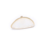 Oval Acrylic Resin Ring 14K Gold Women Wedding Band Jewelry