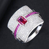 Vintage Stackable Gemstone Ring Women's Bridal Jewelry