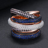 Vintage Stackable Gemstone Ring Women's Bridal Jewelry