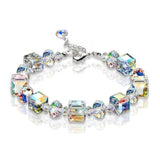 Link Chain Beaded Bracelet Women Wedding  Jewelry